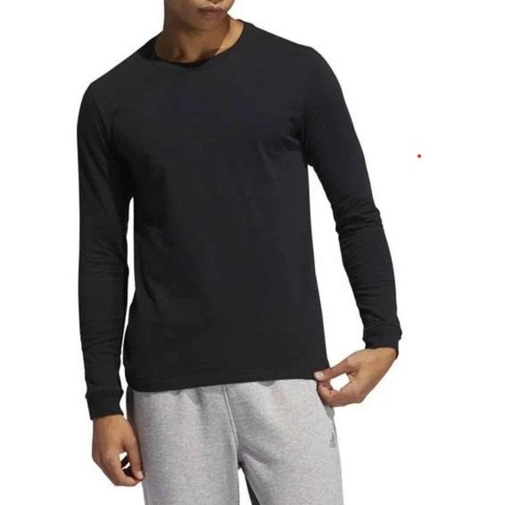 NWT!‎ Adidas Soccer Amplifier Long Sleeve Tee Black (S/P)